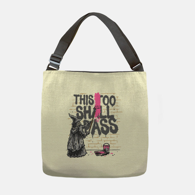 This Too Shall Not Pass-None-Adjustable Tote-Bag-glitchygorilla