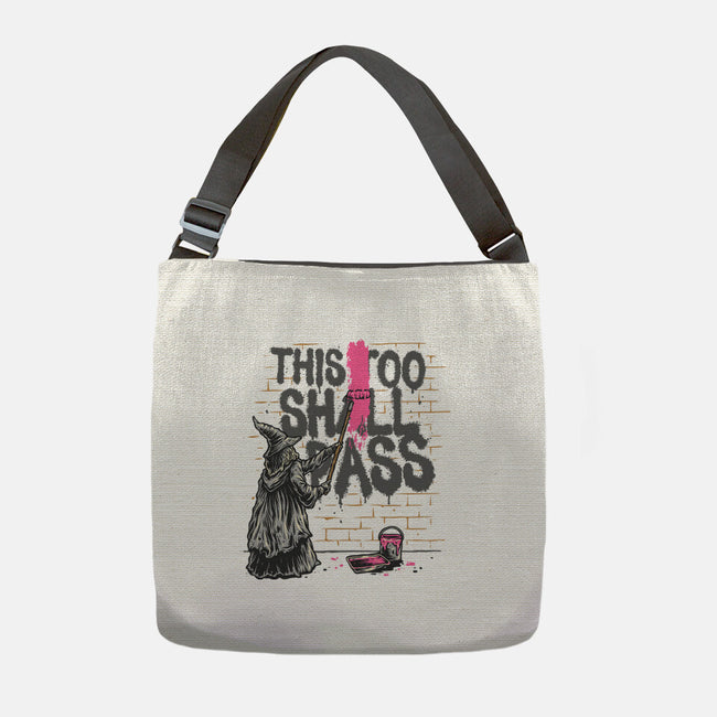 This Too Shall Not Pass-None-Adjustable Tote-Bag-glitchygorilla