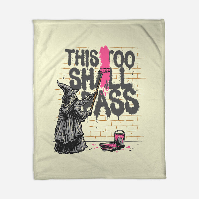 This Too Shall Not Pass-None-Fleece-Blanket-glitchygorilla