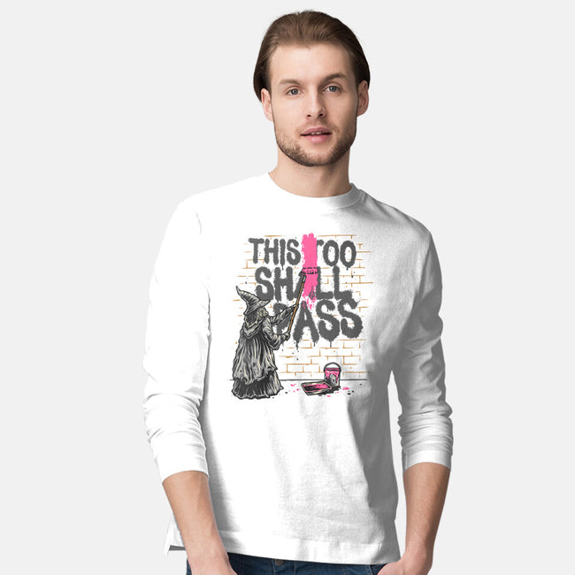 This Too Shall Not Pass-Mens-Long Sleeved-Tee-glitchygorilla