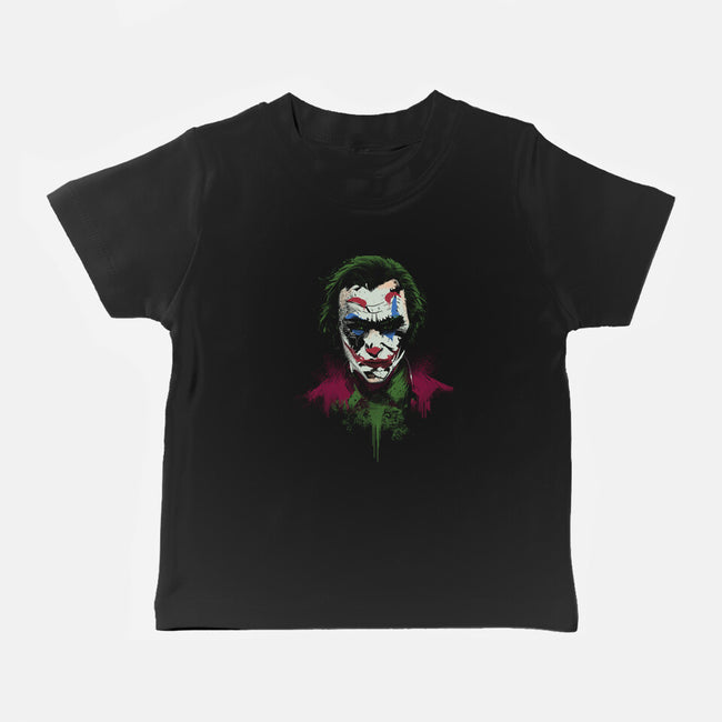 Madness Face-Baby-Basic-Tee-fanfabio