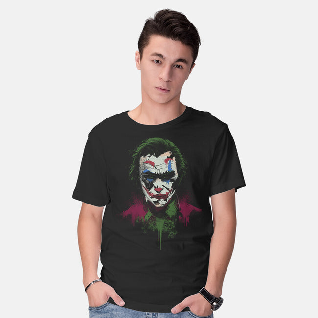 Madness Face-Mens-Basic-Tee-fanfabio