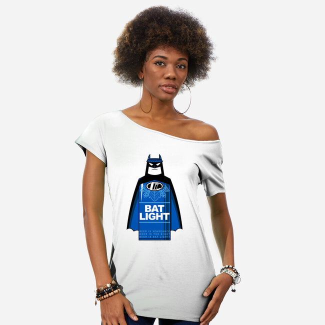 Bat Light-Womens-Off Shoulder-Tee-krisren28