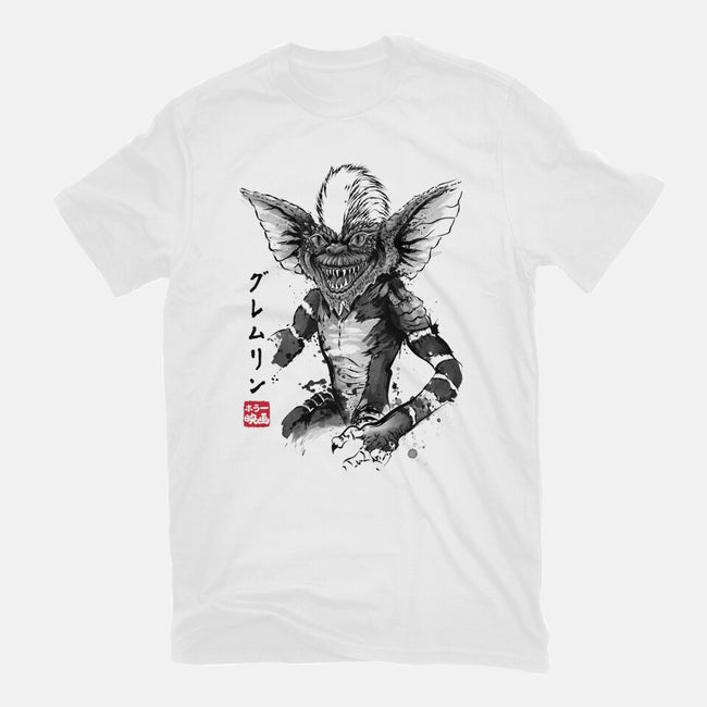 Kingston Falls Creature Sumi-e-Mens-Heavyweight-Tee-DrMonekers