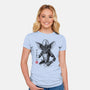 Kingston Falls Creature Sumi-e-Womens-Fitted-Tee-DrMonekers