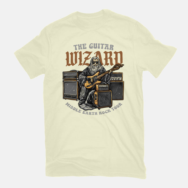 The Guitar Wizard-Mens-Basic-Tee-glitchygorilla