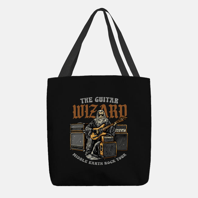 The Guitar Wizard-None-Basic Tote-Bag-glitchygorilla