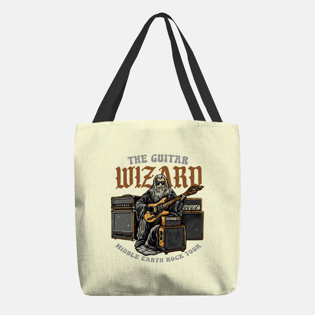 The Guitar Wizard-None-Basic Tote-Bag-glitchygorilla