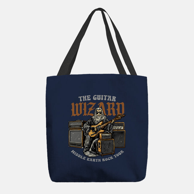 The Guitar Wizard-None-Basic Tote-Bag-glitchygorilla