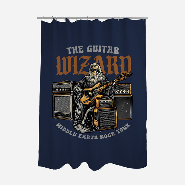 The Guitar Wizard-None-Polyester-Shower Curtain-glitchygorilla