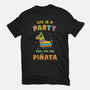 Life Is A Party-Unisex-Basic-Tee-kg07