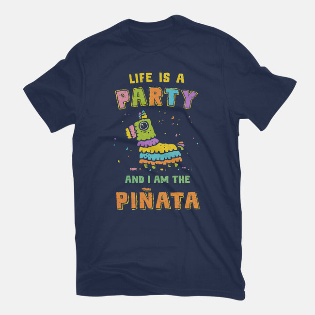 Life Is A Party-Womens-Fitted-Tee-kg07