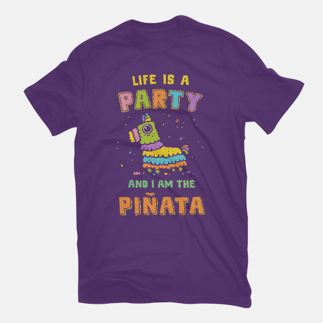 Life Is A Party-Womens-Basic-Tee-kg07