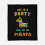 Life Is A Party-None-Fleece-Blanket-kg07