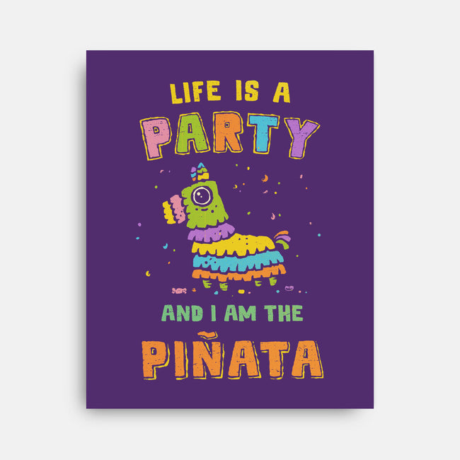 Life Is A Party-None-Stretched-Canvas-kg07