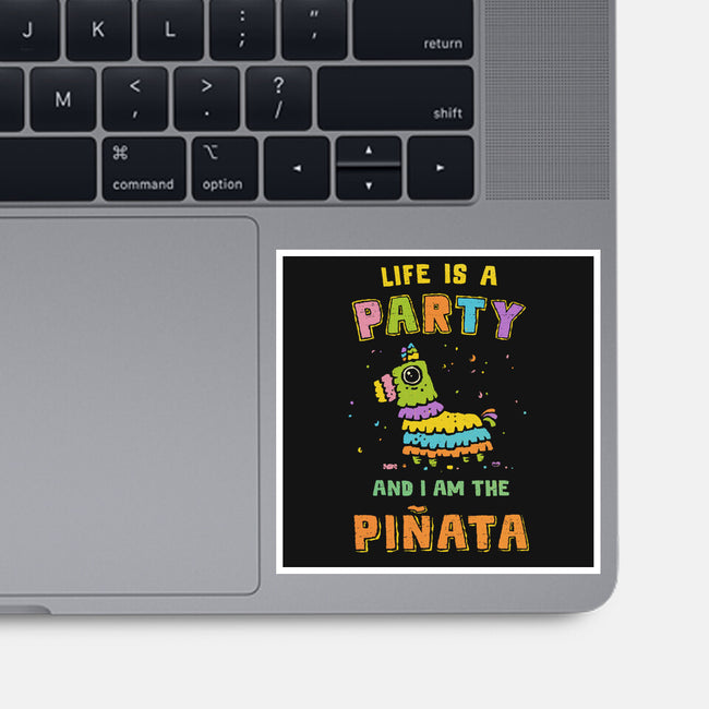 Life Is A Party-None-Glossy-Sticker-kg07