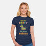 Life Is A Party-Womens-Fitted-Tee-kg07