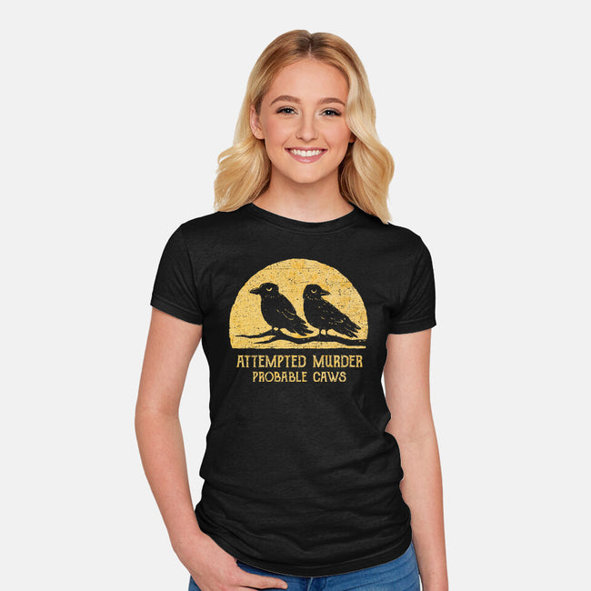 Probable Caws-Womens-Fitted-Tee-kg07