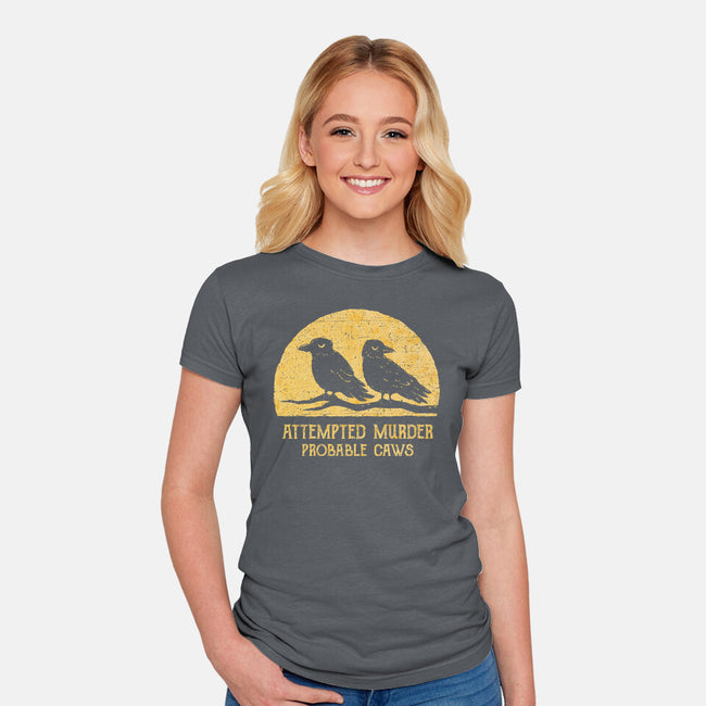 Probable Caws-Womens-Fitted-Tee-kg07