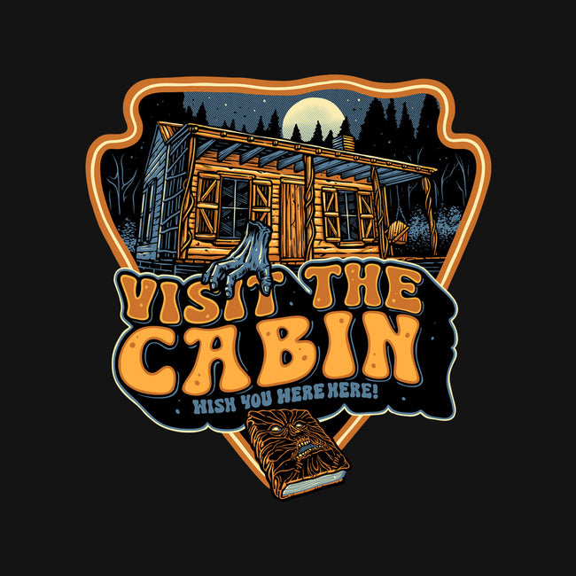 Visit The Cabin-Baby-Basic-Onesie-glitchygorilla