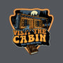 Visit The Cabin-None-Glossy-Sticker-glitchygorilla