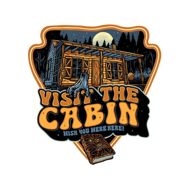 Visit The Cabin-Mens-Long Sleeved-Tee-glitchygorilla