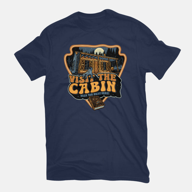 Visit The Cabin-Mens-Heavyweight-Tee-glitchygorilla