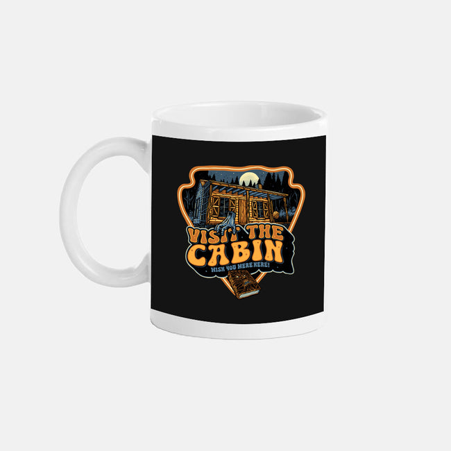 Visit The Cabin-None-Mug-Drinkware-glitchygorilla