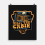 Visit The Cabin-None-Matte-Poster-glitchygorilla