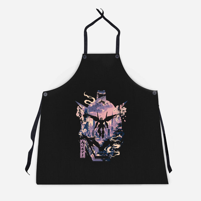 Mobile Suit-Unisex-Kitchen-Apron-Arinesart