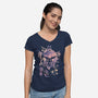 Mobile Suit-Womens-V-Neck-Tee-Arinesart