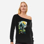 Ballad Of The Hero-Womens-Off Shoulder-Sweatshirt-Arinesart