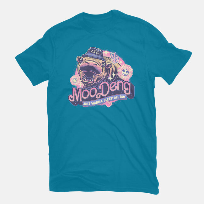 Just Wanna Sleep All Day-Mens-Heavyweight-Tee-glitchygorilla