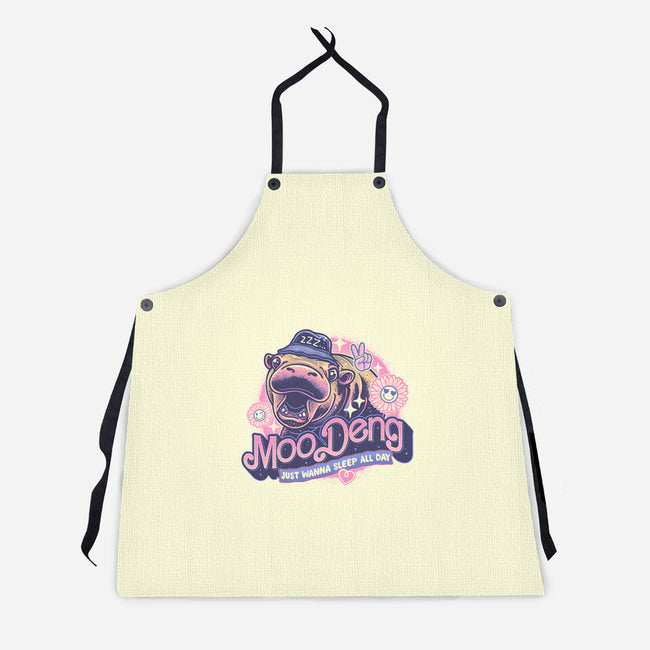 Just Wanna Sleep All Day-Unisex-Kitchen-Apron-glitchygorilla