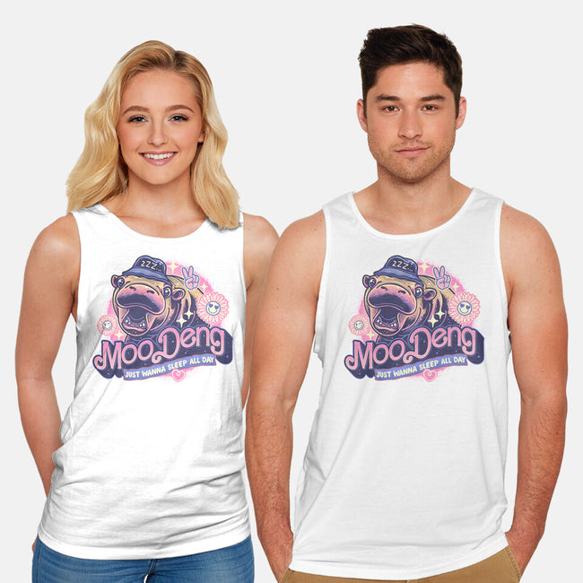 Just Wanna Sleep All Day-Unisex-Basic-Tank-glitchygorilla