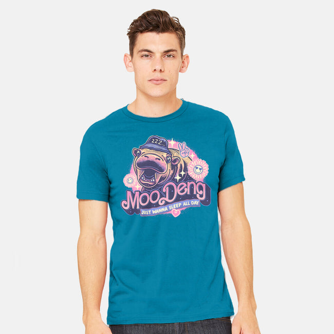 Just Wanna Sleep All Day-Mens-Heavyweight-Tee-glitchygorilla