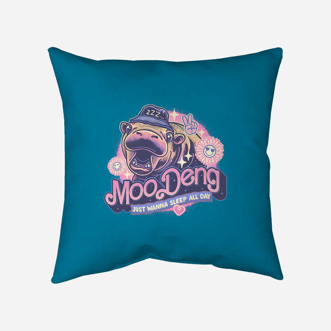 Just Wanna Sleep All Day-None-Removable Cover w Insert-Throw Pillow-glitchygorilla