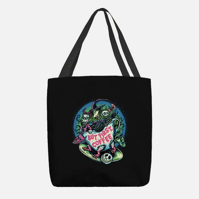 But First Coffee-None-Basic Tote-Bag-glitchygorilla