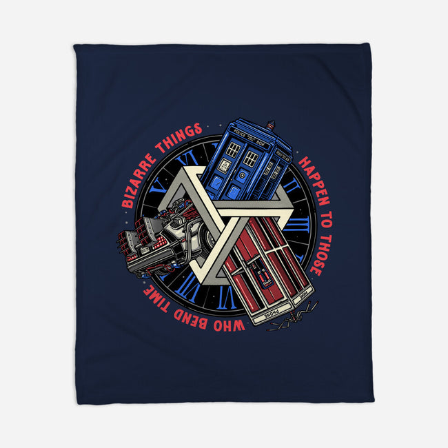 Time Benders-None-Fleece-Blanket-glitchygorilla