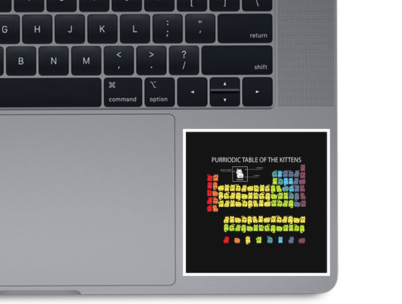 Purriodic Table Of The Kittens