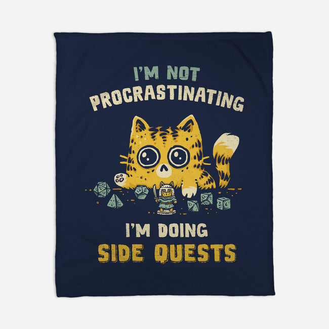 I'm Doing Side Quests-None-Fleece-Blanket-kg07