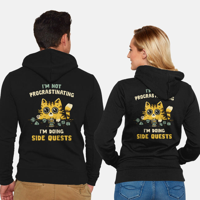 I'm Doing Side Quests-Unisex-Zip-Up-Sweatshirt-kg07