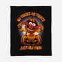 No Tricks Or Treats-None-Fleece-Blanket-rmatix