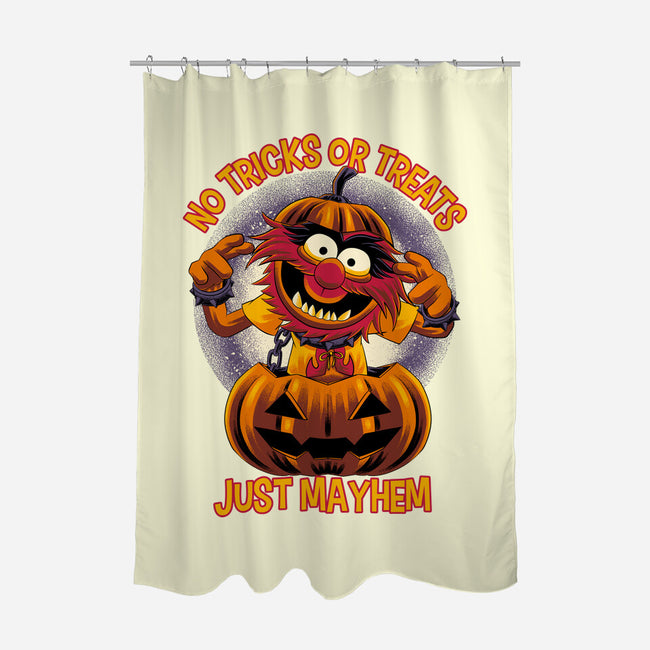 No Tricks Or Treats-None-Polyester-Shower Curtain-rmatix