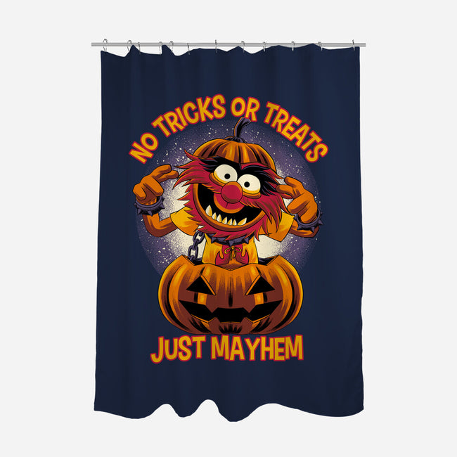 No Tricks Or Treats-None-Polyester-Shower Curtain-rmatix