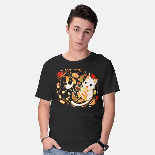 Sushi Japan Kittens-Mens-Basic-Tee-Vallina84