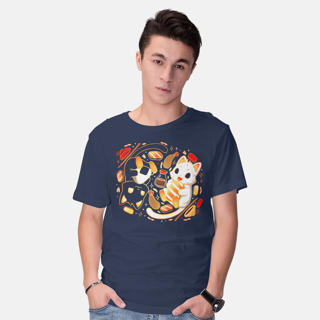 Sushi Japan Kittens-Mens-Basic-Tee-Vallina84