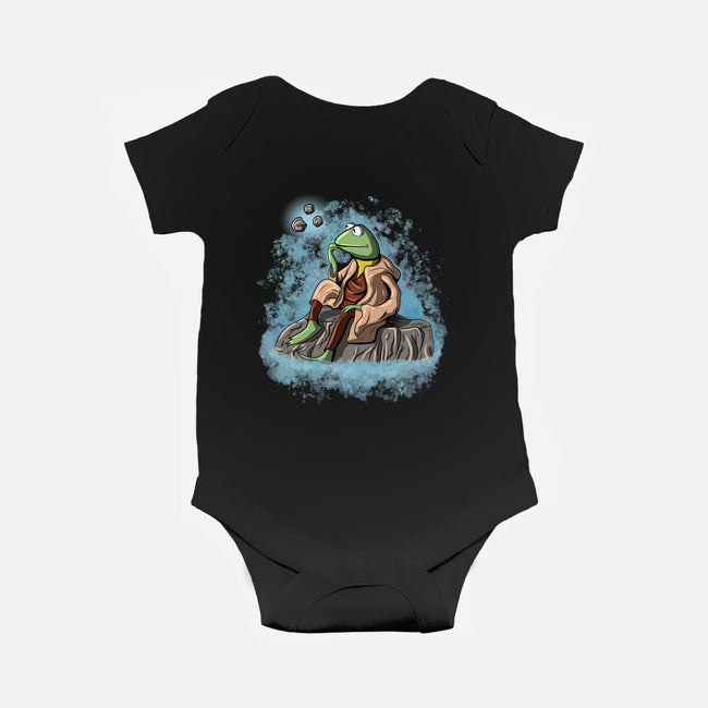 Frog Master Jedi-Baby-Basic-Onesie-nickzzarto