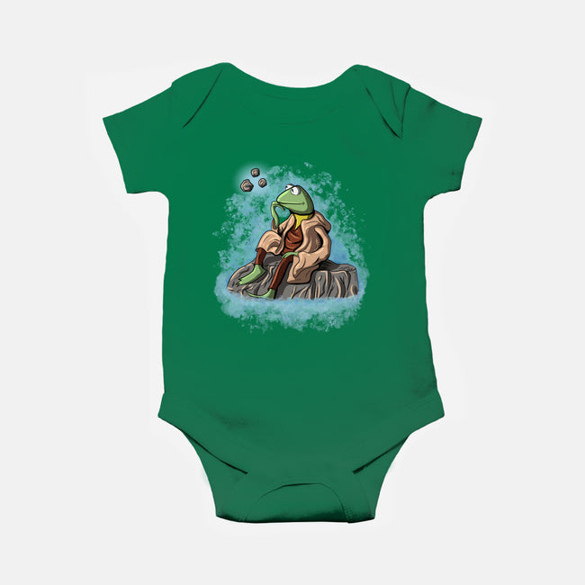 Frog Master Jedi-Baby-Basic-Onesie-nickzzarto