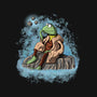 Frog Master Jedi-Womens-Off Shoulder-Sweatshirt-nickzzarto